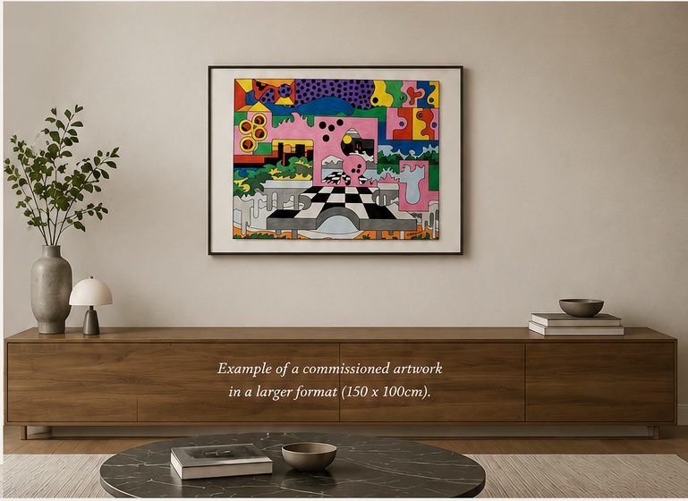 Concept shown in a room