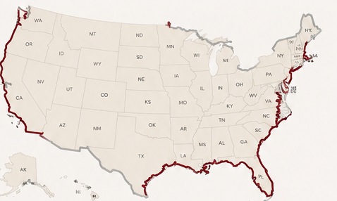 United States route map